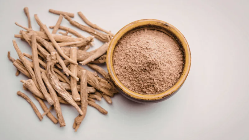 Ashwagandha research benefits radar — cortisol, testosterone, anxiety, sleep