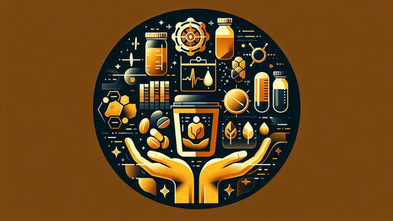 Halal-certified supplement bottles and packaging
