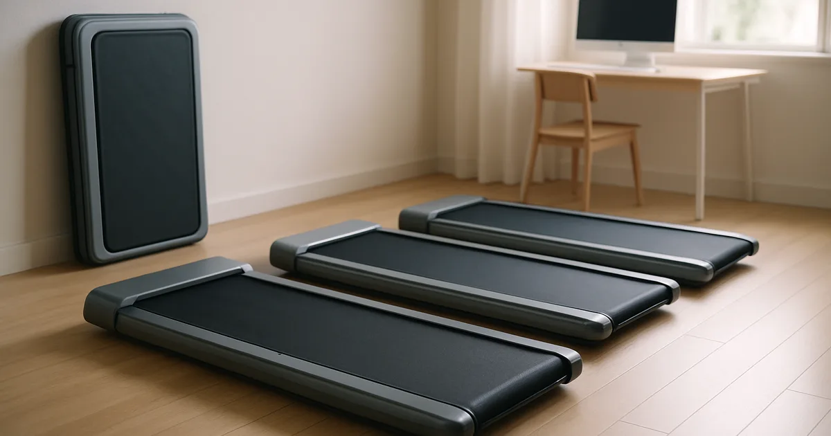 Budget walking pads under $250 lined up for comparison in 2026