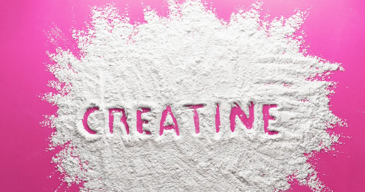 Creatine for women โ empowering athletic concept with supplement