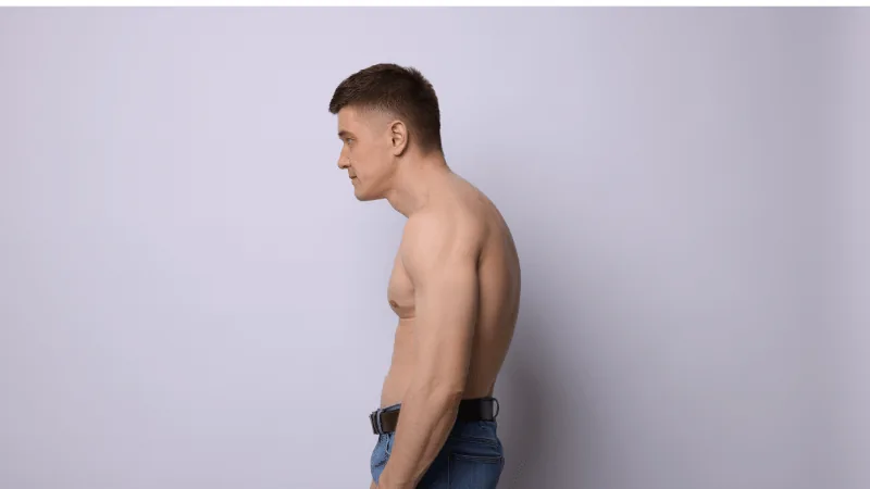 Posture correction exercise demonstration