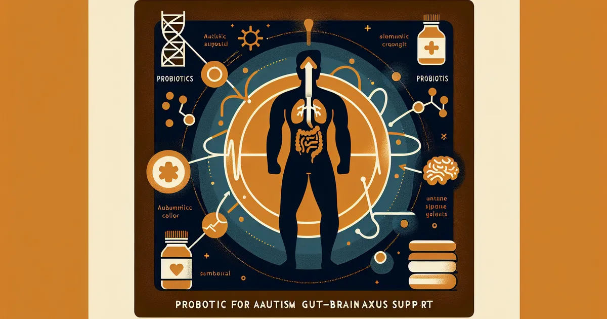 Probiotic supplements and gut-brain axis connection for autism support